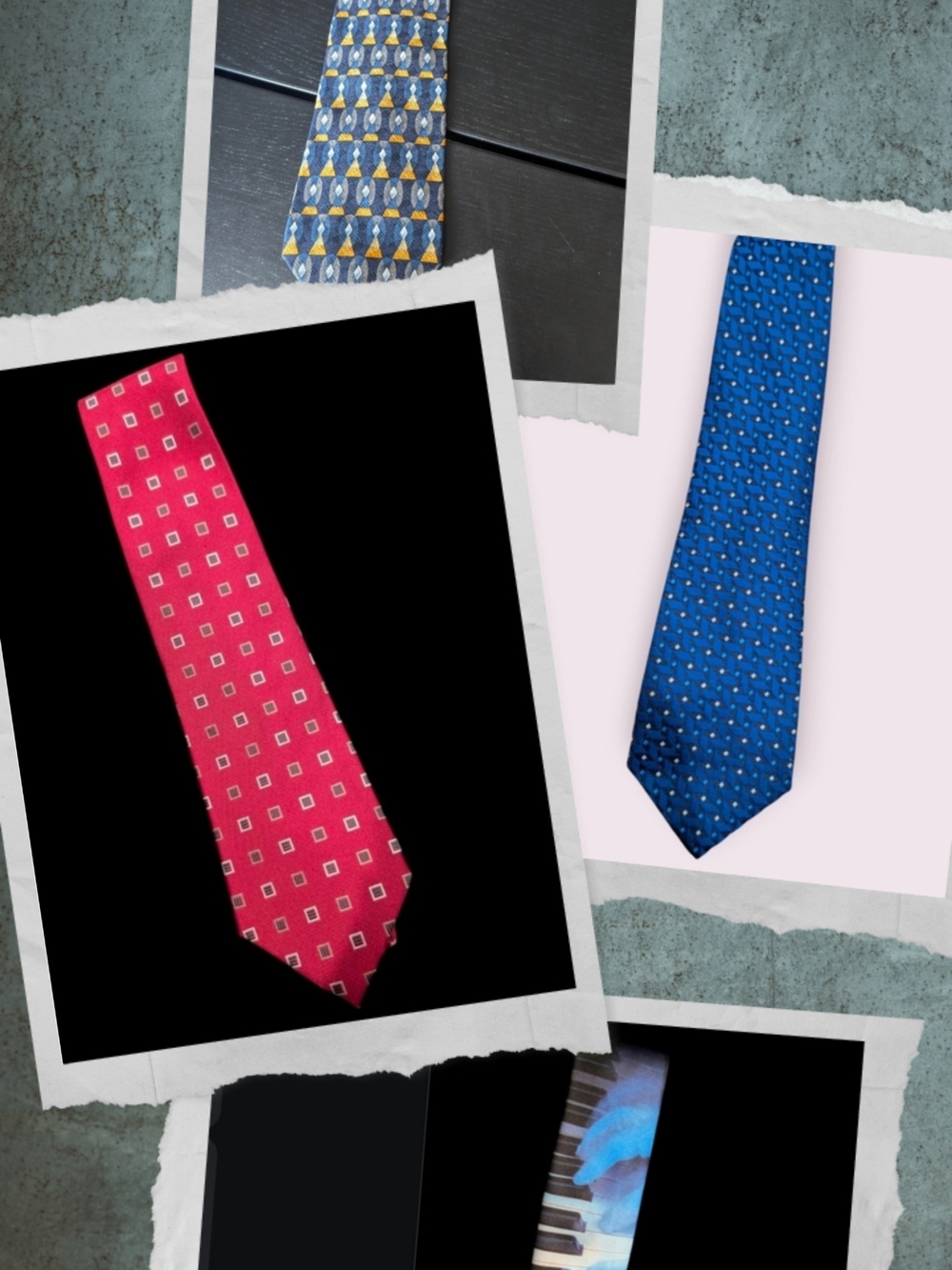 Four Mens Neckties Bundle